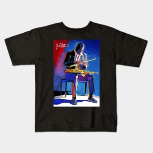 John Coltrane Painting Kids T-Shirt